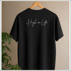 Premium Embroidered T-shirts - High on Life
