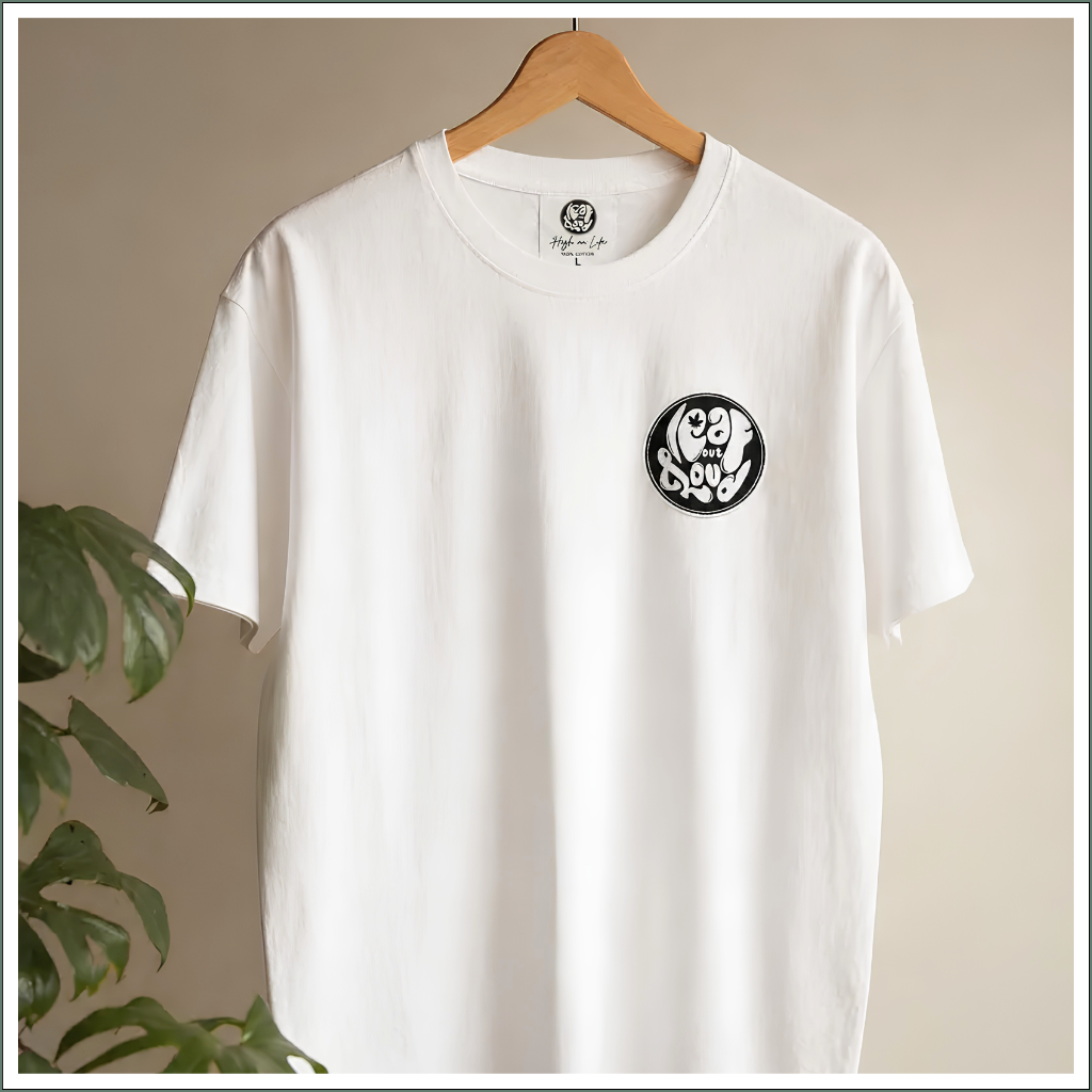 Premium Embroidered T-shirts - High on Life