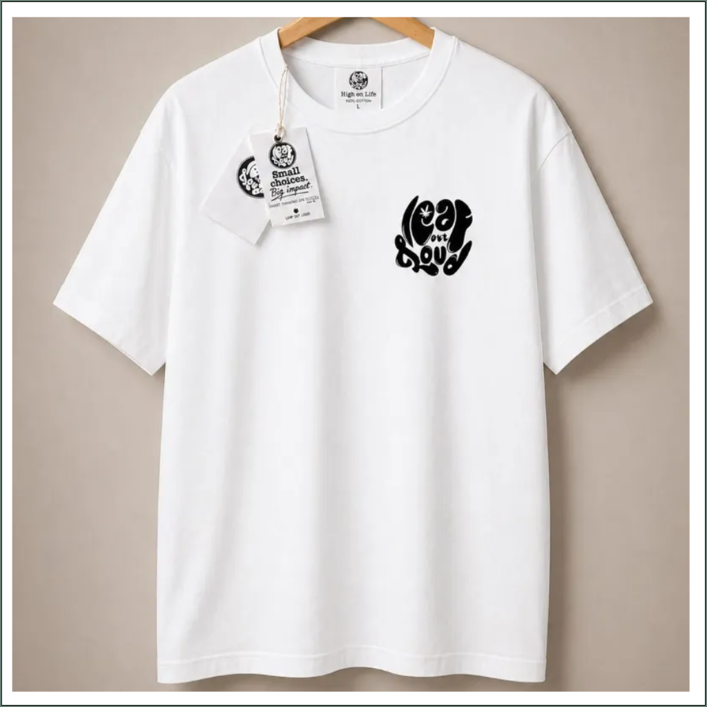 Premium Printed T-shirts - High on Life