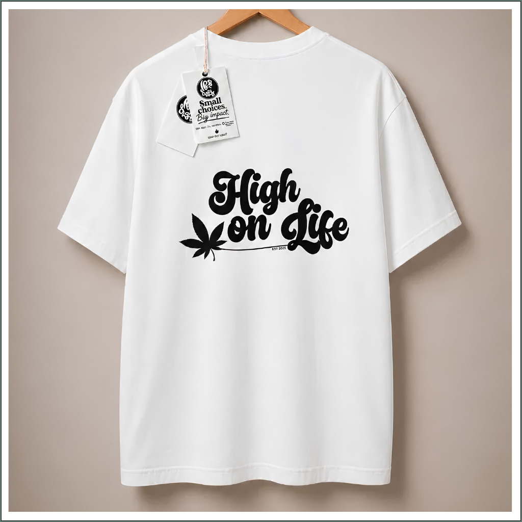 Premium Printed T-shirts - High on Life