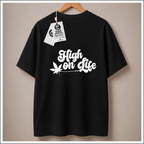 Premium Printed T-shirts - High on Life