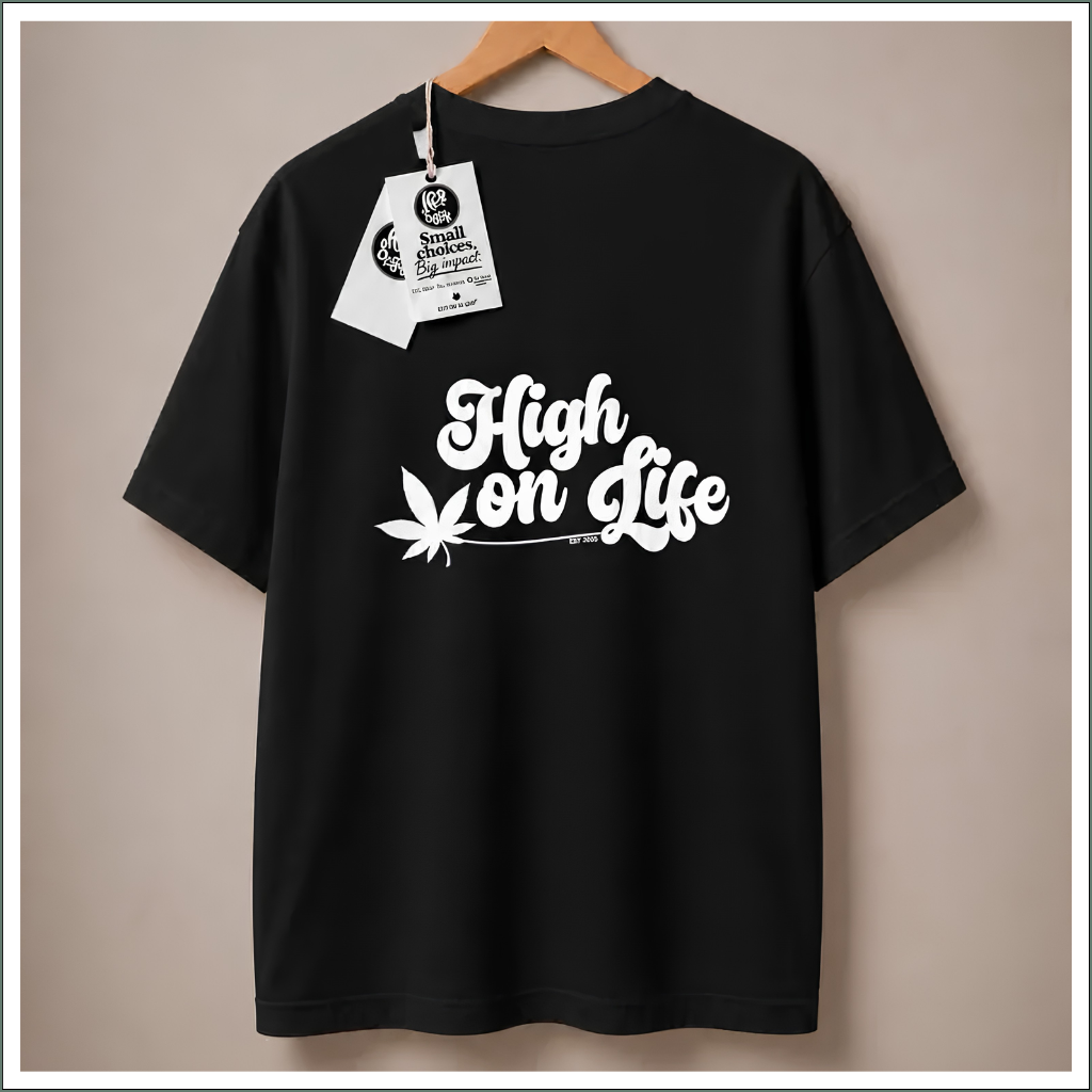 Premium Printed T-shirts - High on Life