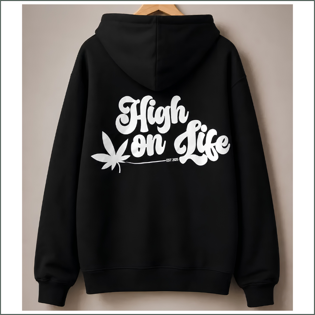 Premium Printed Hoodies - High on Life