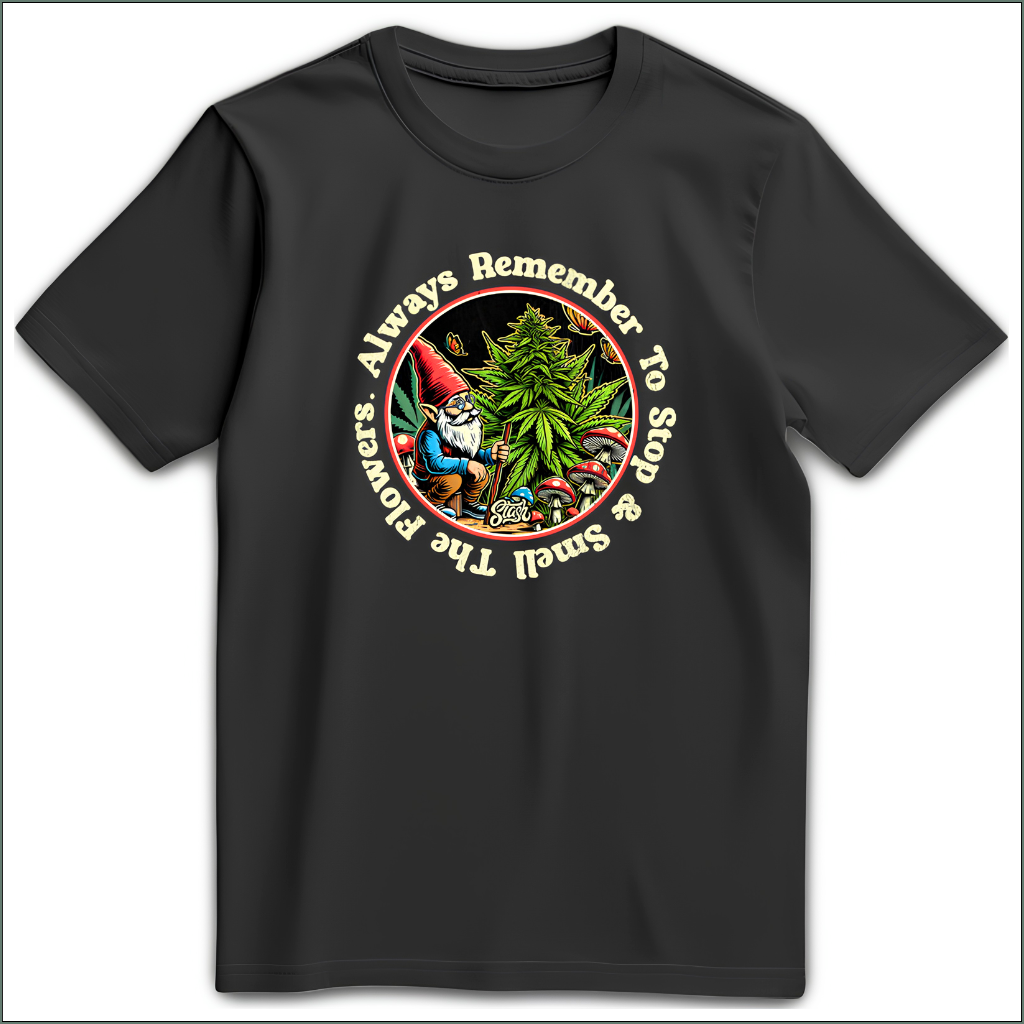 Stash T-shirts - Smell the Flowers