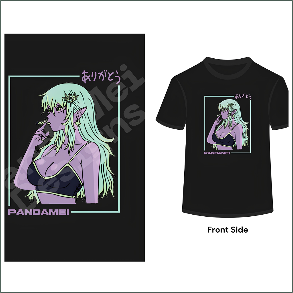 PandaMei Cotton Shirt - Smoking Elf