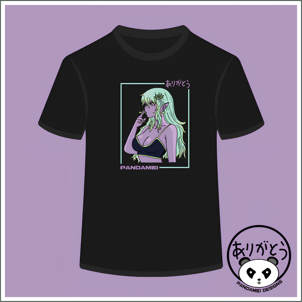 PandaMei Cotton Shirt - Smoking Elf