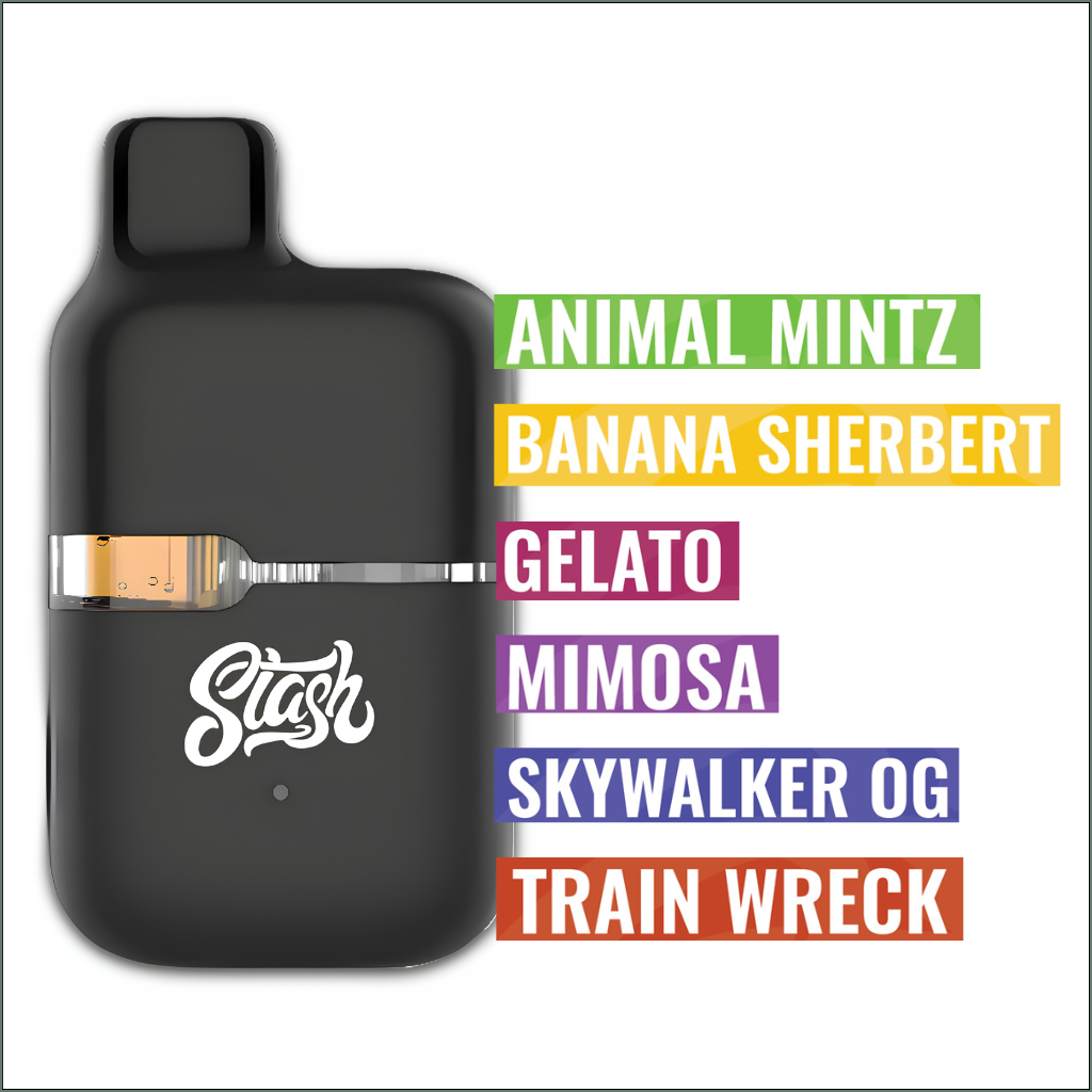 Stash Bars Disposable 1ml - 6 unique strain profiles