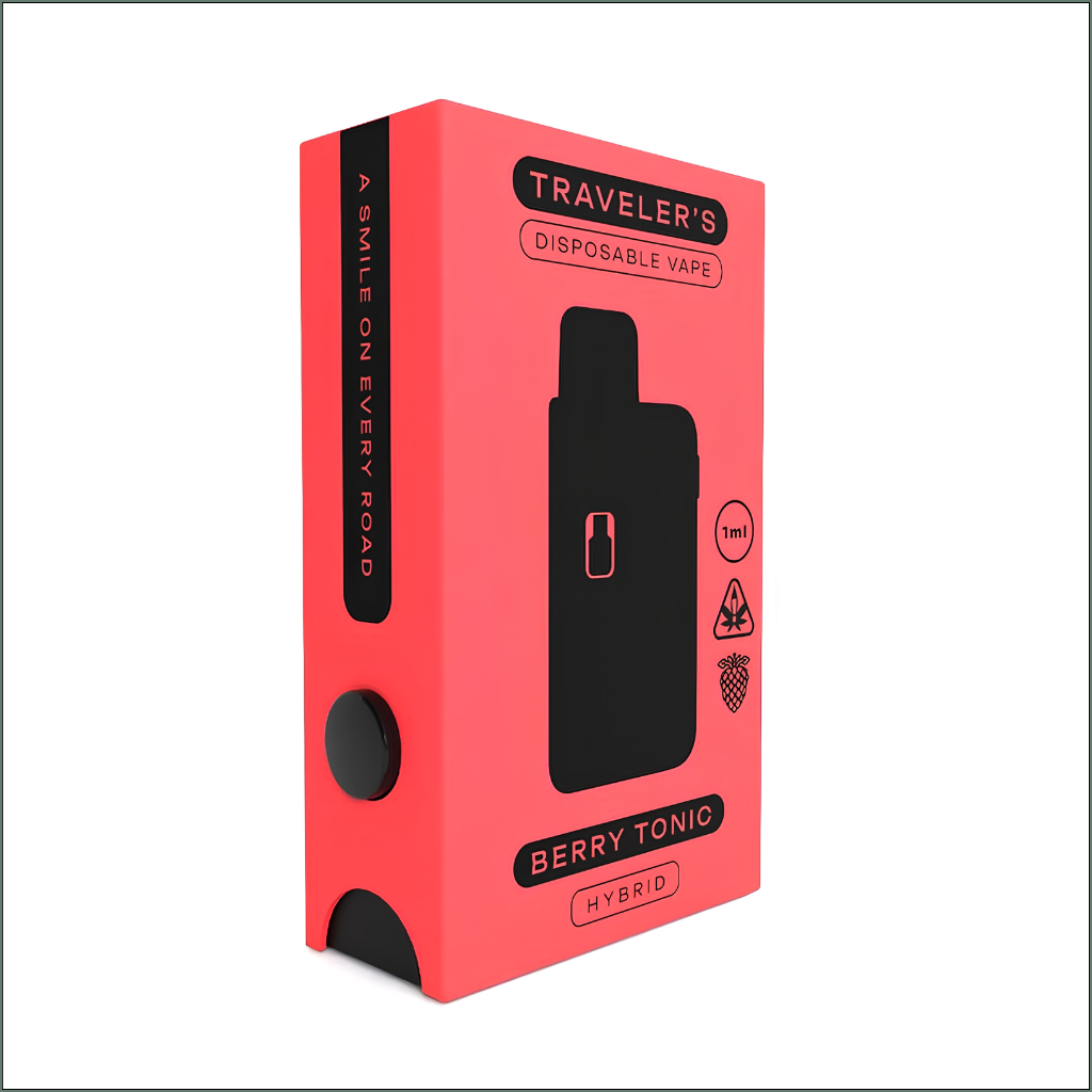 Traveler’s® Stealth Disposable Vapes 1ml - Berry Tonic (Hybrid)