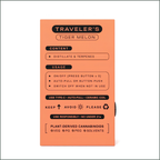 Traveler’s® Stealth Disposable Vapes 1ml - Tiger Melon (Indica)