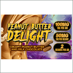 Peanut Butter Delight - Creamy Peanut Butter & Milk Chocolate 100mg (2x50mg)