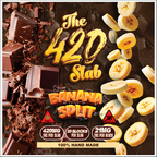 The 420 Slab - Banana Split Belgian Chocolate 420mg