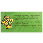 The 420 Slab - Mint Crisp Belgian Chocolate 420mg