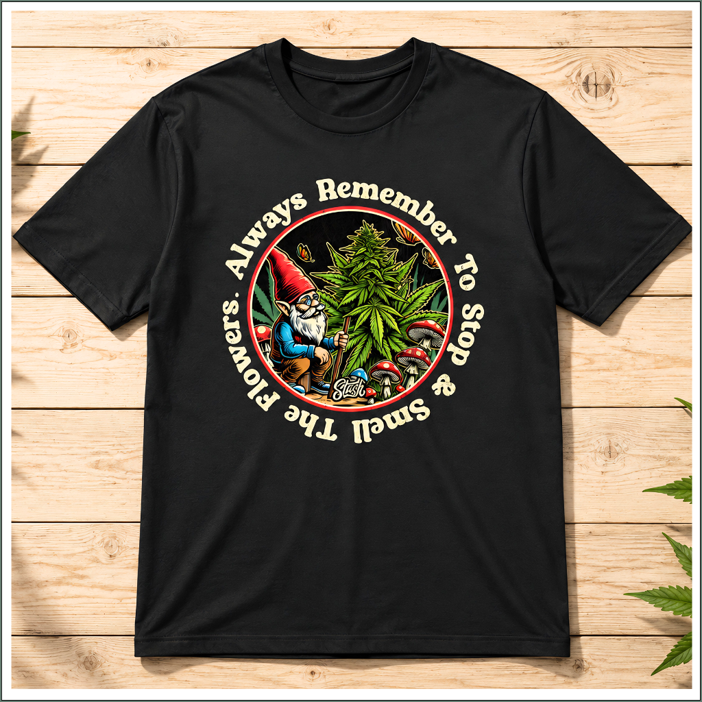 Stash T-shirts - Smell the Flowers