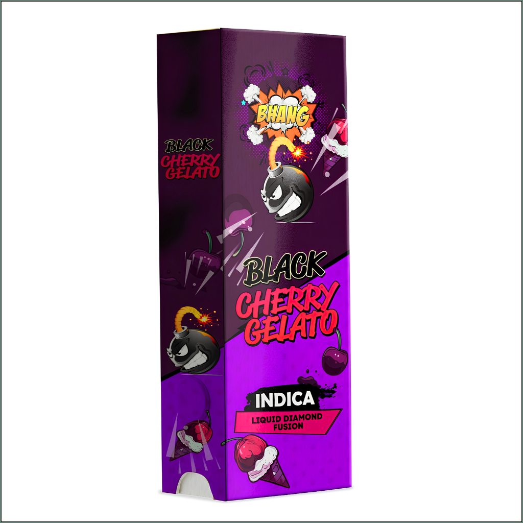 Bhang Bars Liquid Diamond Fusion THC Vapes 2g - Black Cherry Gelato (Indica)