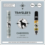 Traveler’s® Classic Vape Cartridges 1ml - Chemdog (Sativa)