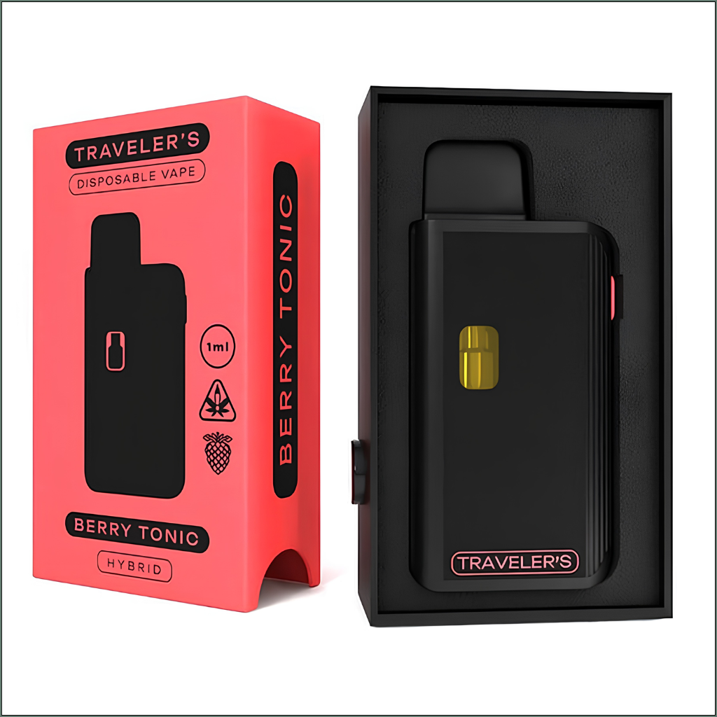 Traveler’s® Stealth Disposable Vapes 1ml - Berry Tonic (Hybrid)