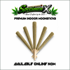 Premium Kingsize Moonsticks Pre-Roll 1g - Indoor - Specimen X (Hybrid)
