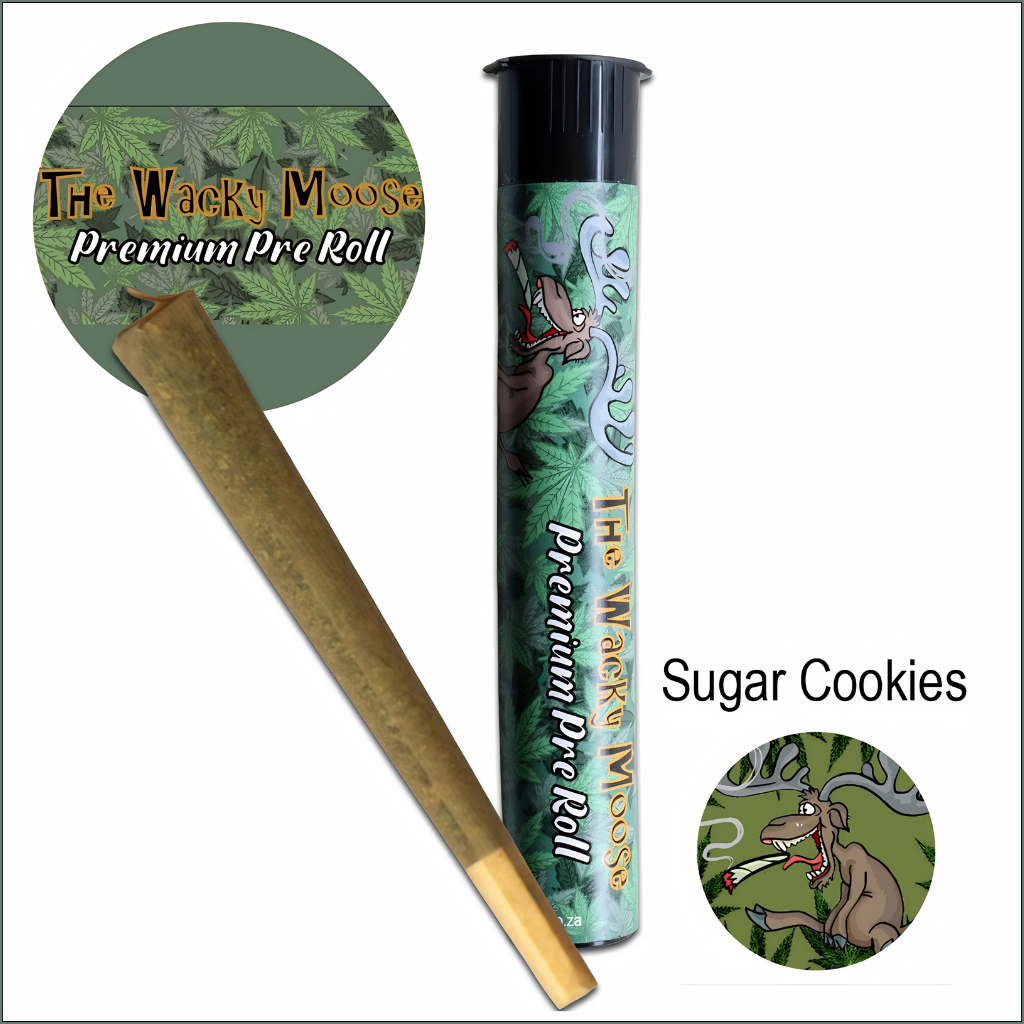Wacky Moose Premium Pre-Rolls - Kingsize - Indoor - Sugar Cookies (Hybrid)