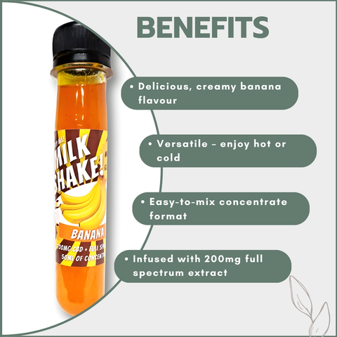 Milkshakes 200mg Full Spectrum - Banana