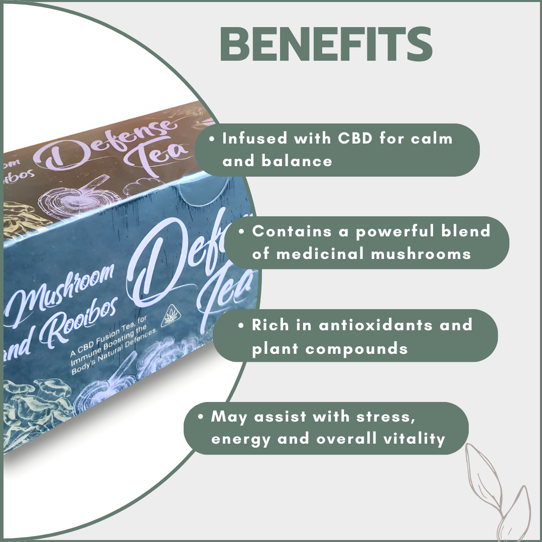 Time 4 Tea - Mushroom Defence Tea with CBD