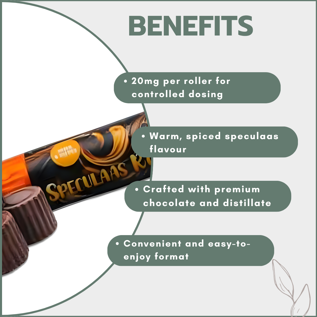 Rollers 120mg Full Spectrum (6x20mg) - Speculaas
