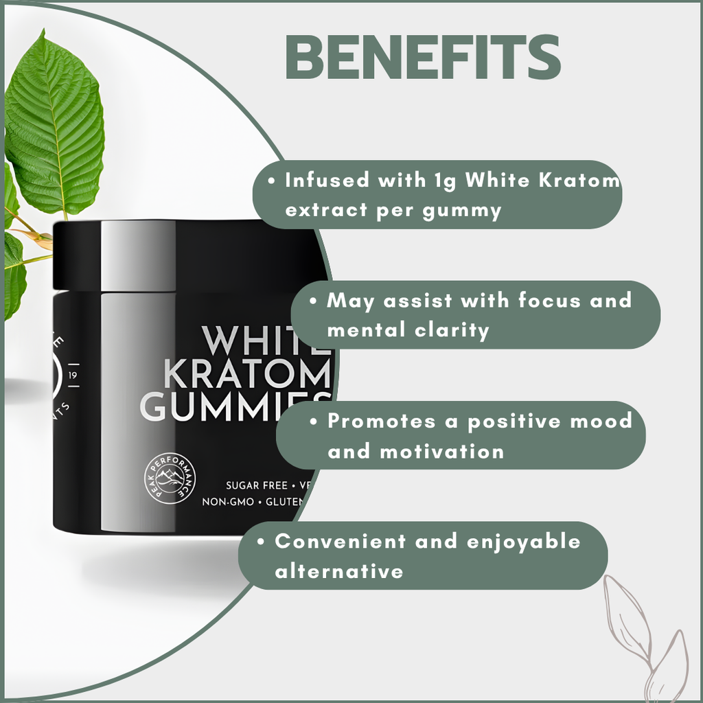 White Kratom Gummies (30x1g)