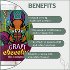 Trippy Nootropic Craft Chocolate Bar 35g - Milk Chocolate