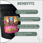 Trippy Nootropic Microdosing Gummies 2000mg (10x200mg)