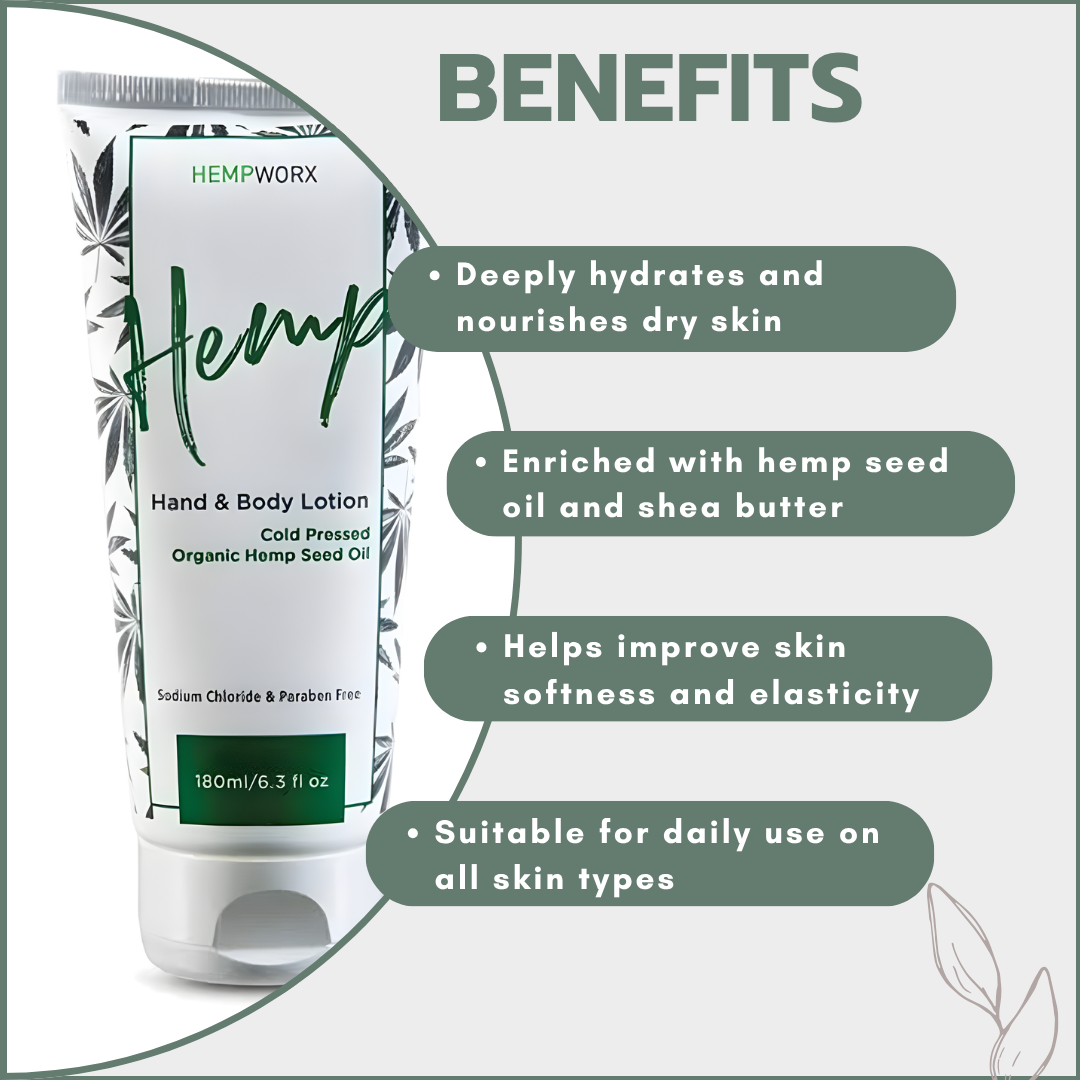 Hemp Hand & Body Lotion 180ml