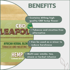 Tobacco Alternative - Leafolo™ CBD Hemp Blend (Cannabis Sativa) 20g