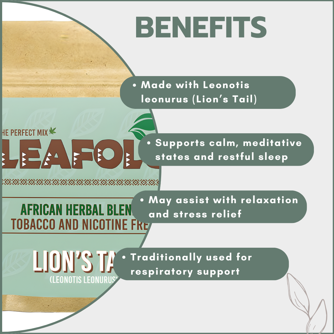 Tobacco Alternative - Leafolo™ Lion's Tail Blend (Leonotis Leonurus) 20g