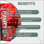 Gummies - Red Vine Stripz 200mg (10x20mg)