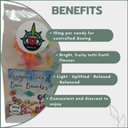 Sugar-Free Bon Bombs - Tutti Frutti Hard Candies 100mg (10x10mg)