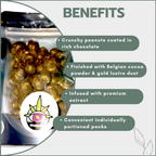 Gold Nugget Chocolate Peanuts 100mg (10 Packs)