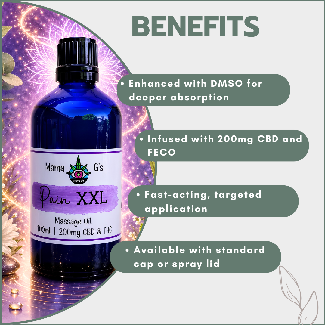 Pain XXL Massage Oil with DMSO 100ml
