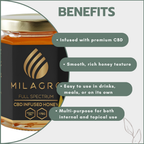 Milagro CBD Infused Honey 170g