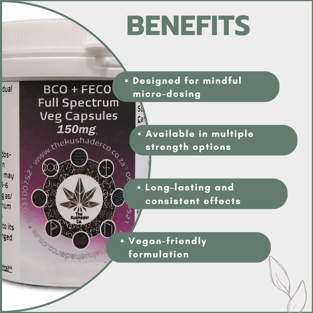 Full Extraction Cannabis Oil (FECO) - Capsules 30’s