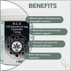 Full Spectrum Black Cannabis Oil (B.C.O) - Capsules