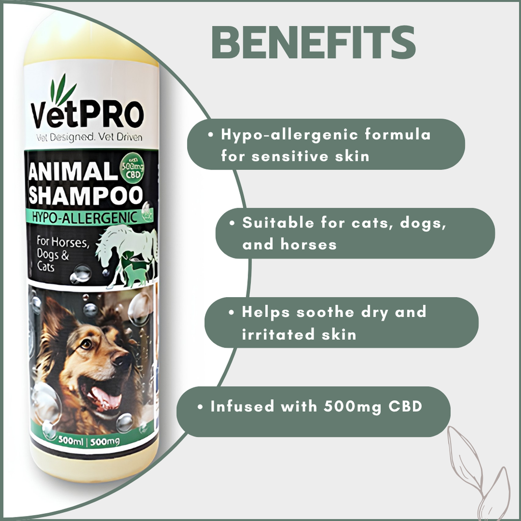 VetPro CBD Animal Shampoo 500ml