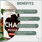 YesYes Health - Chaga Mushroom 60's