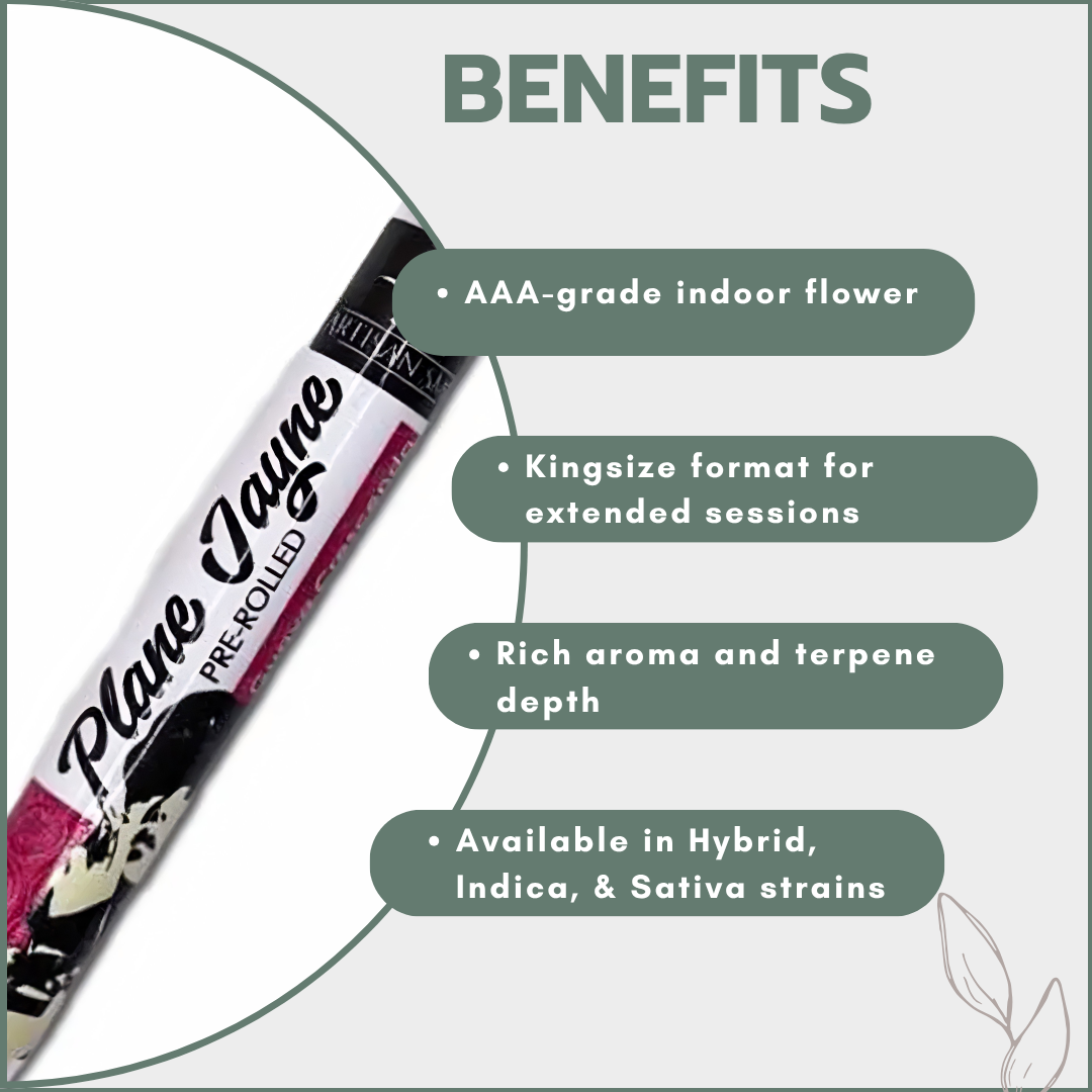 Artisan Premium AAA Kingsize Pre-Rolls 1g - Plane Jayne - Indoor