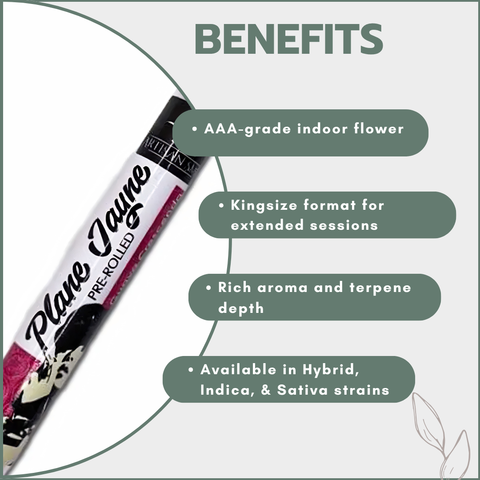 Artisan Premium AAA Kingsize Pre-Rolls 1g - Plane Jayne - Indoor
