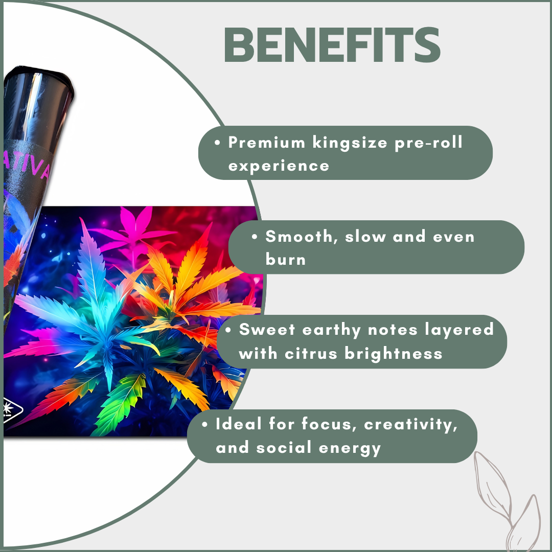 Premium Kingsize Pre-Rolls - Durban Poison - Sativa