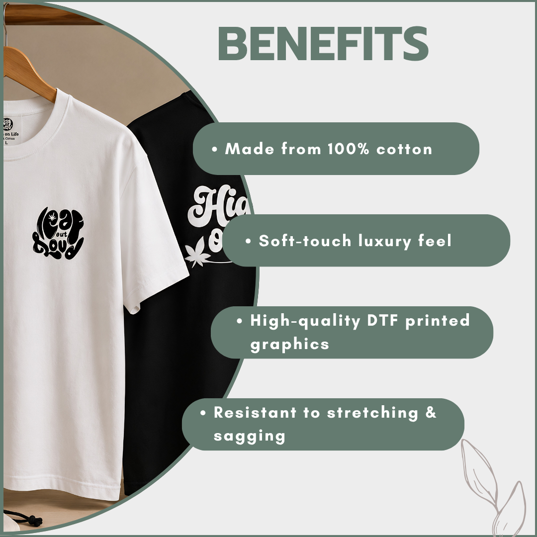 Premium Printed T-shirts - High on Life