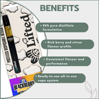Distillate Disposable Vapes 1ml - Blackberry Lemonade (Indica)