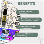 Distillate Vape Carts 1ml - Blue Zushi (Hybrid)