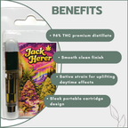 Distillate Vape Cart 1ml - Jack Herer (Sativa)