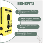 Traveler’s® Ceramic Vape Cartridges 1ml - Double Rainbow (Indica)