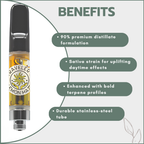 Traveler’s® Classic Vape Cartridges 1ml - Lemon Haze (Sativa)