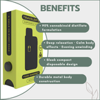 Traveler’s® Stealth Disposable Vapes 1ml - Yuzu Sherbet (Indica)